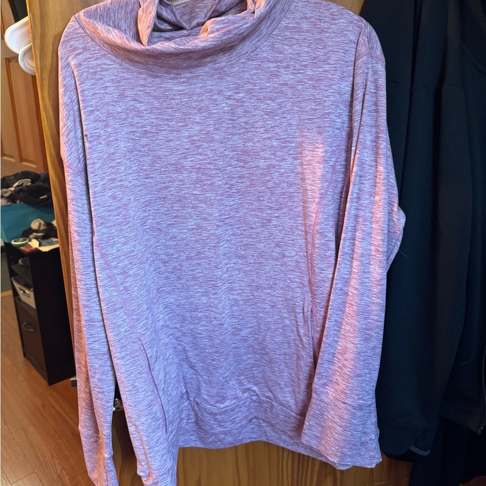 Danskin Women's Lavender Cowl Neck Sweater